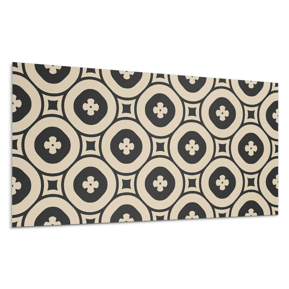 Öntapadó falburkolat Geometrikus minta négyzetekkel