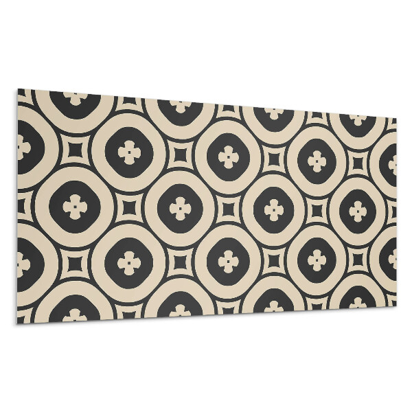 Öntapadó falburkolat Geometrikus minta négyzetekkel