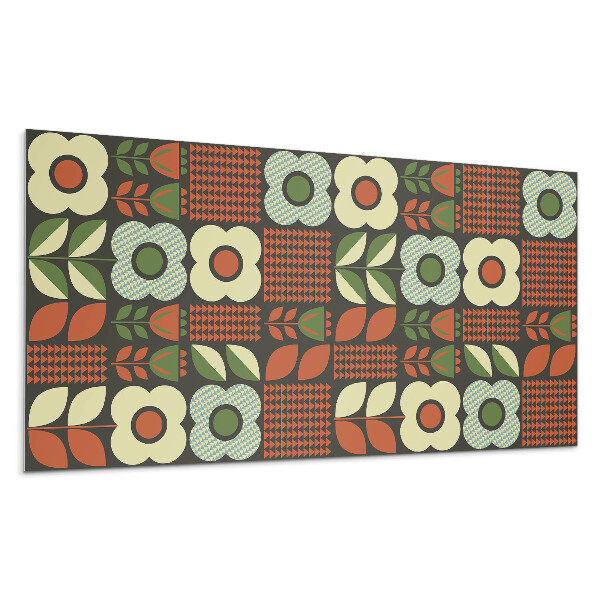 Öntapadó falburkolat Virágminták és figurák