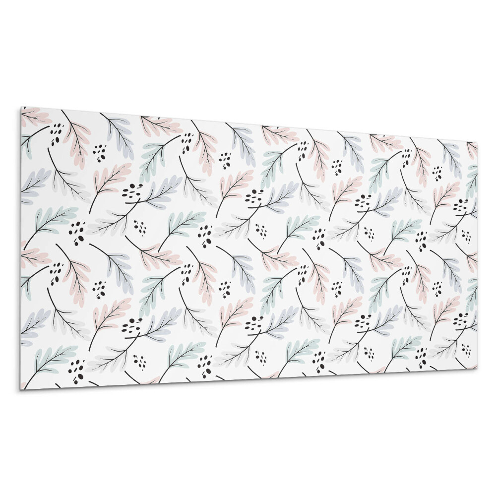 Dekorpanel falra Finom növényi minta