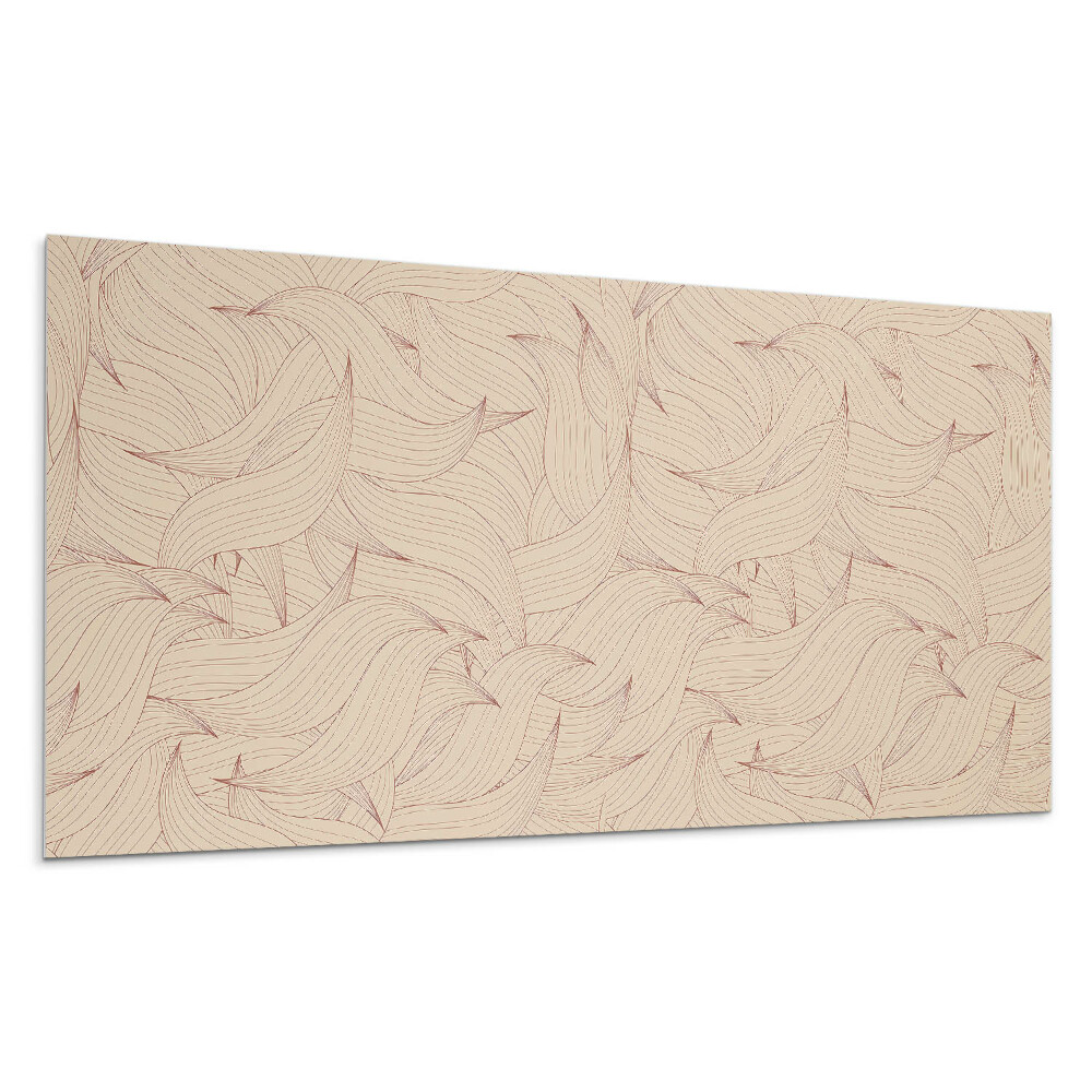 Falpanel Hullámos vonalminta