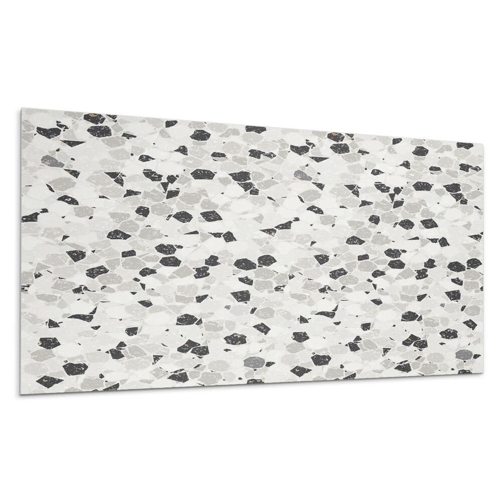 Falpanel Terrakotta minta kövekkel