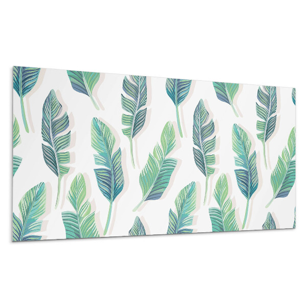 Pvc falpanel Levélminta a háttérben