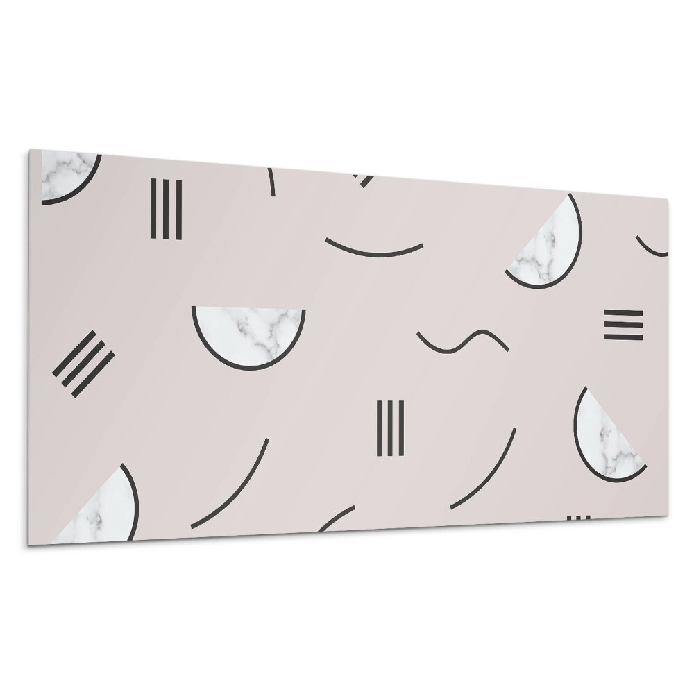 Öntapadó falburkolat Absztrakt geometrikus minta