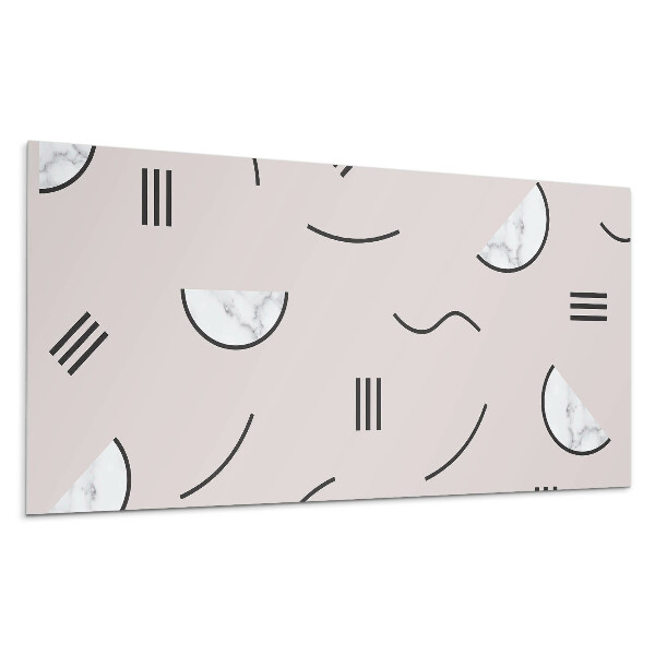 Öntapadó falburkolat Absztrakt geometrikus minta