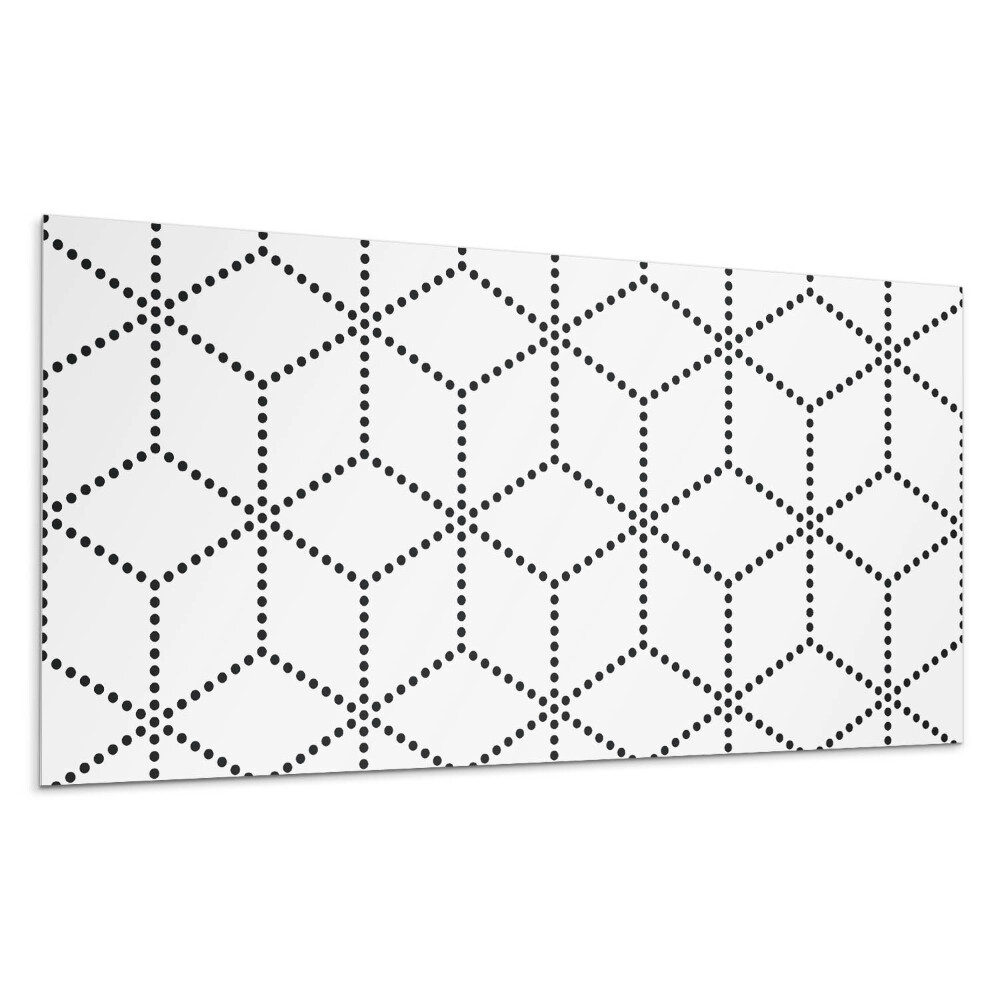 Dekorpanel falra Hatszögletű pontminta