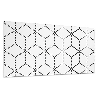 Dekorpanel falra Hatszögletű pontminta