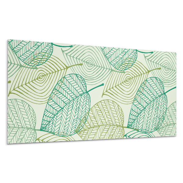 Öntapadó falburkolat Levélminta vonalakkal