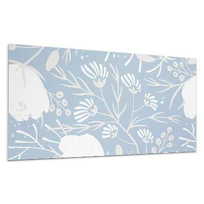 Öntapadó falburkolat Virágminta a háttérben