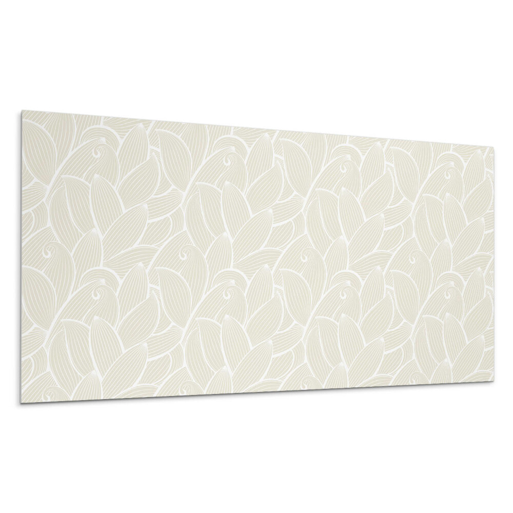 Dekorpanel falra Finom levelek hullámokban