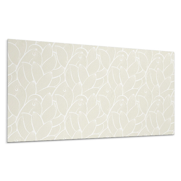 Dekorpanel falra Finom levelek hullámokban