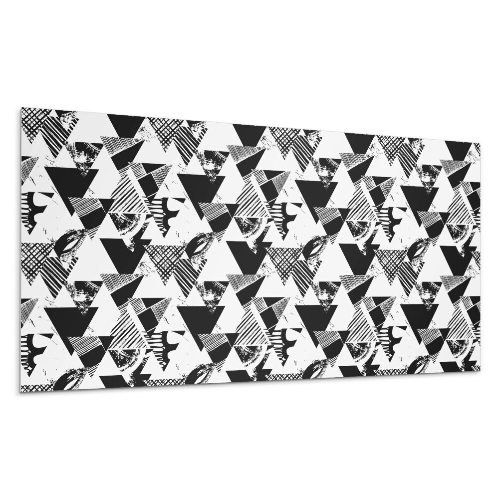 Dekorpanel falra Háromszög geometria a mintában