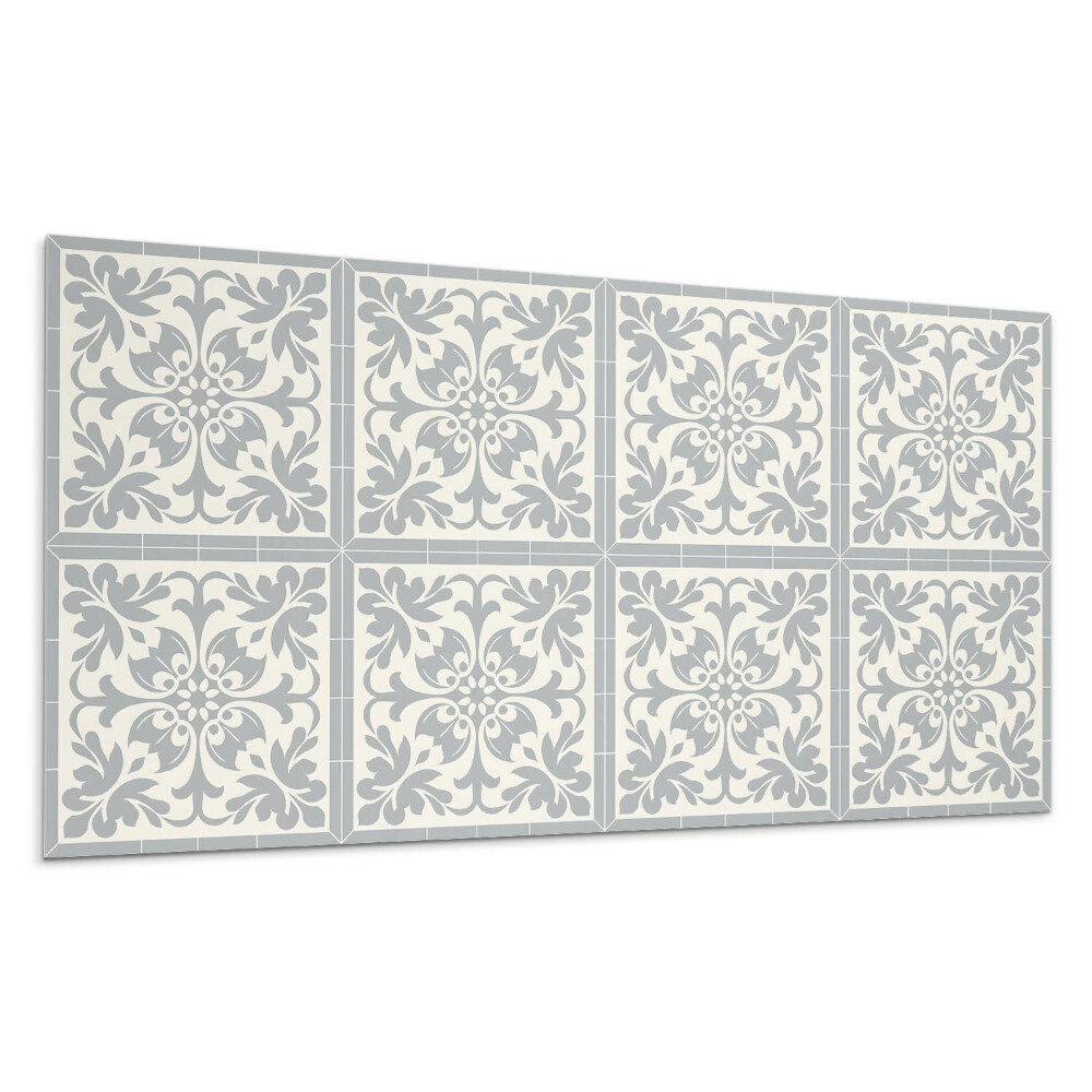 Falpanel Növényminta a csempéken