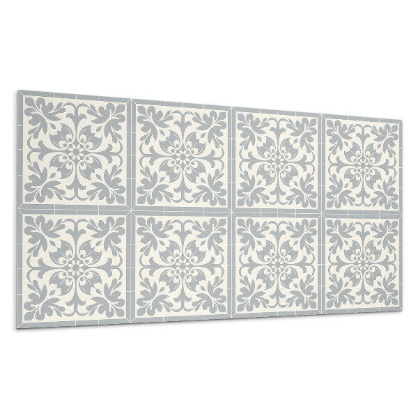 Falpanel Növényminta a csempéken