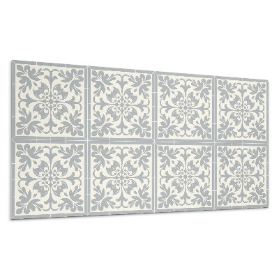 Falpanel Növényminta a csempéken