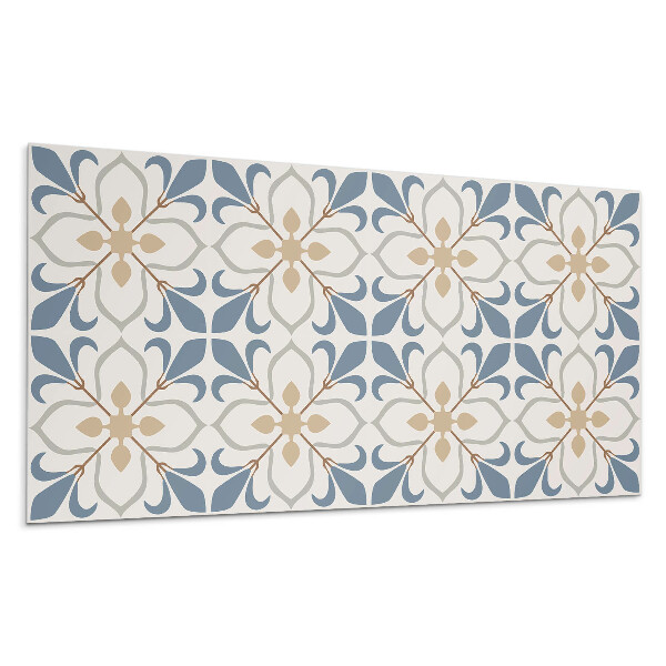 Pvc falpanel Virágminta levelekkel