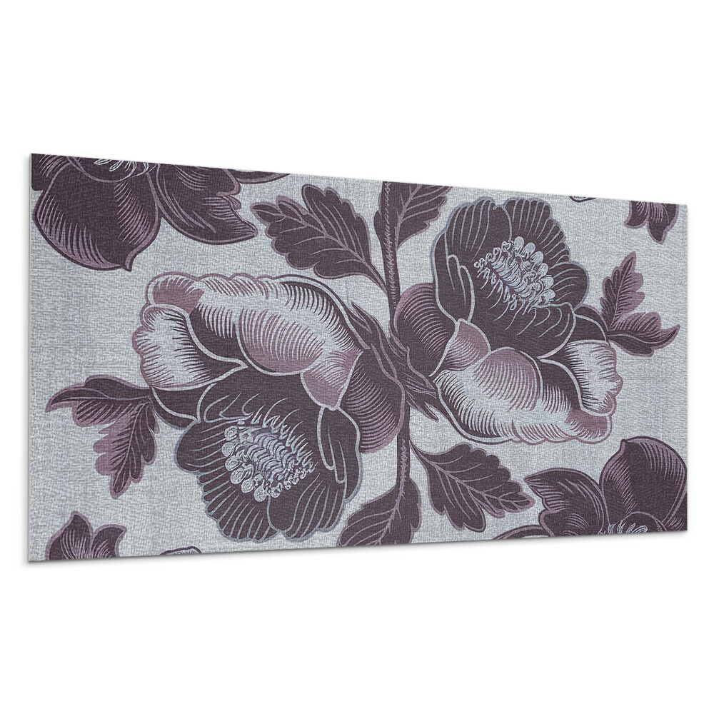 Dekorpanel falra Virágminta szöveten