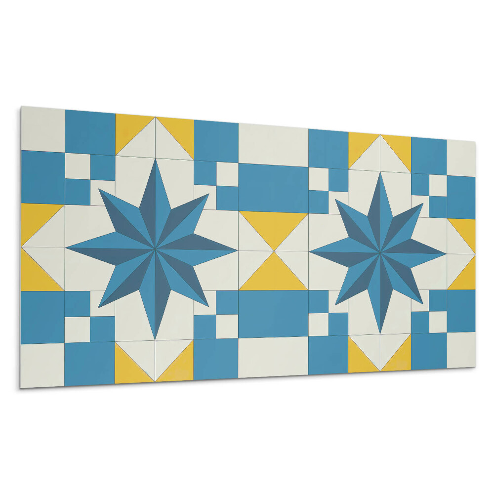 Öntapadó falburkolat Geometrikus csillagminta