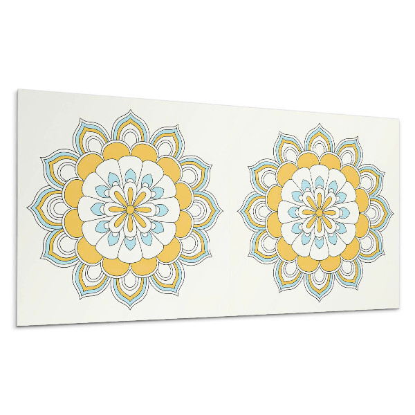 Dekorpanel falra Virágmintás mandala