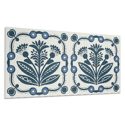 Öntapadó falburkolat Virágminta levelekkel