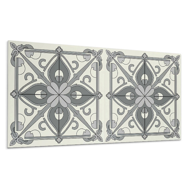 Pvc falpanel Virágminta szimmetriával