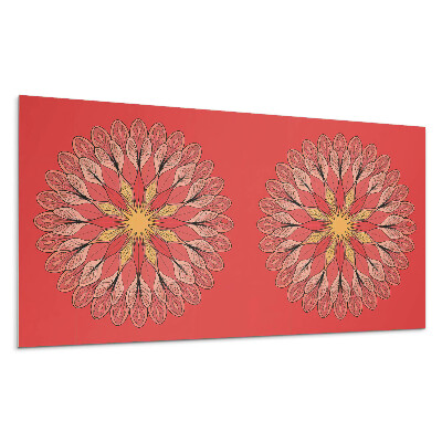 Dekorpanel falra Virágmintás mandala