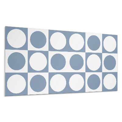 Dekorpanel falra Geometriai körök egy rácsban