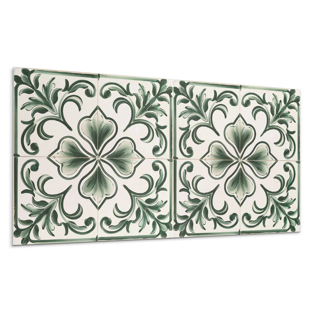 Dekorpanel falra Levelek és szívek mintája