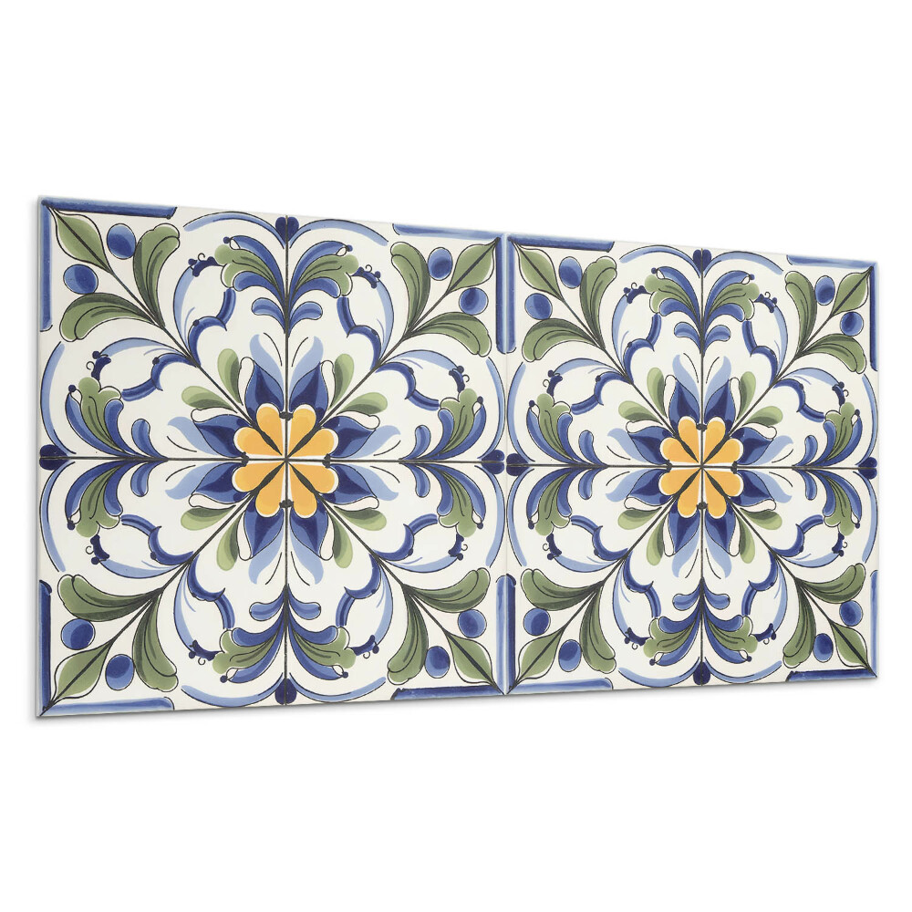 Falpanel Virágos kerámia minta