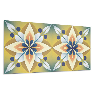 Falpanel Virágmintás mandala