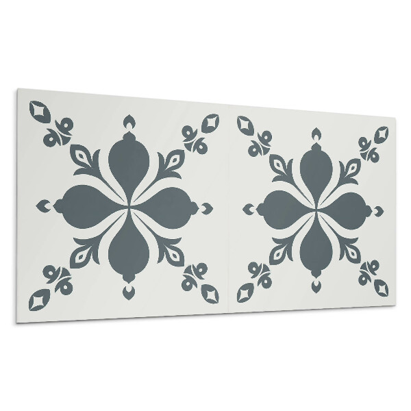 Falpanel Díszes minta levelekkel