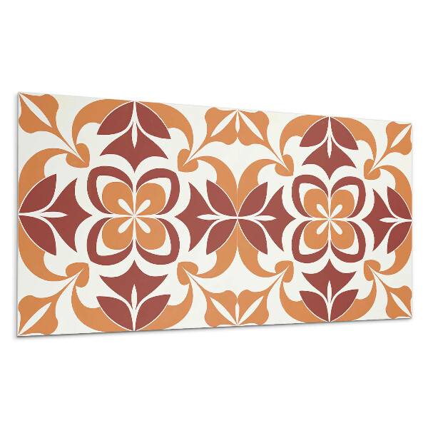 Pvc falpanel Virágminta levelekkel