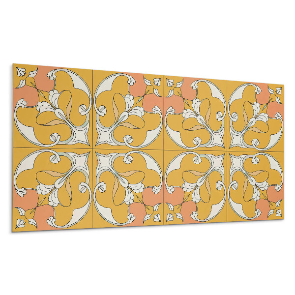 Dekorpanel falra Virágminta szimmetriában