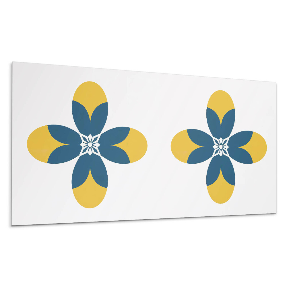 Pvc falpanel Szimmetrikus virágmintás