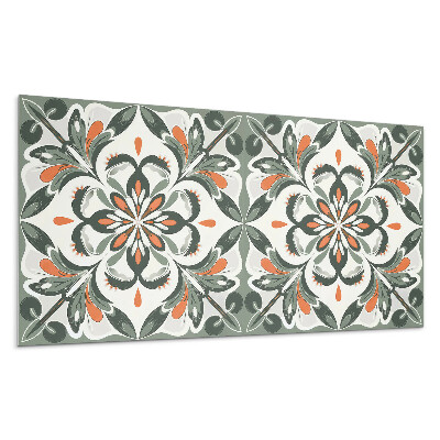 Pvc falpanel Virágminta levelekkel