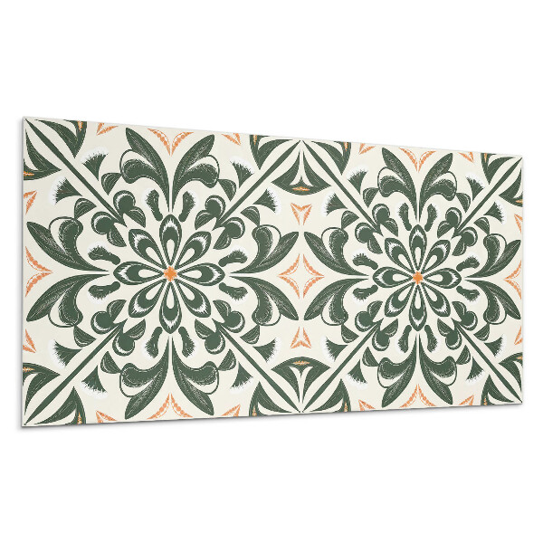 Öntapadó falburkolat Virágminta levelekkel