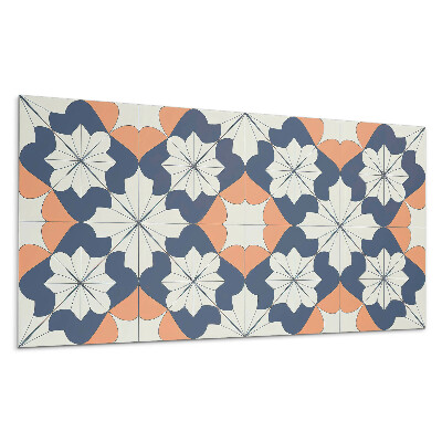 Falpanel Geometrikus virágmintás