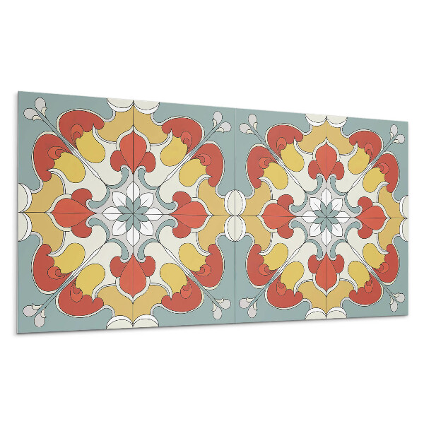 Dekorpanel falra Virágmintás mandala