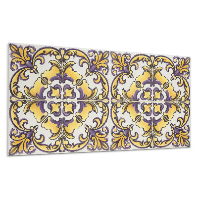 Dekorpanel falra Virágos kerámia minta