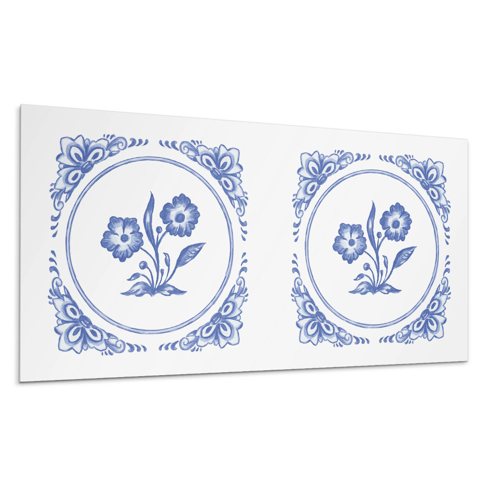 Pvc falpanel Virágminta körben