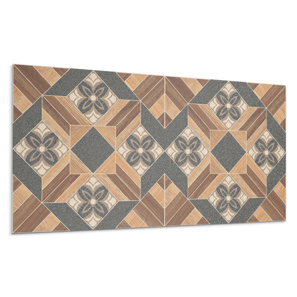 Öntapadó falburkolat Virágmotívumos minta