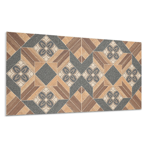 Öntapadó falburkolat Virágmotívumos minta