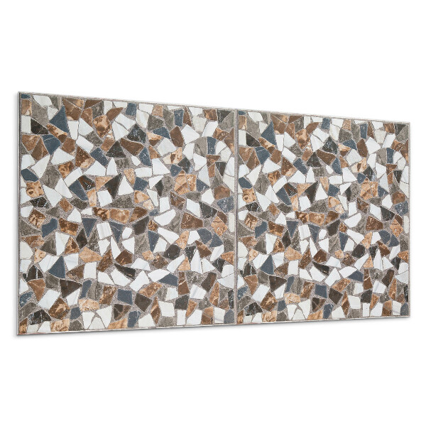 Dekorpanel falra Különböző formájú mozaik