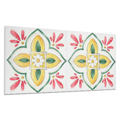 Öntapadó falburkolat Virágminta keretben