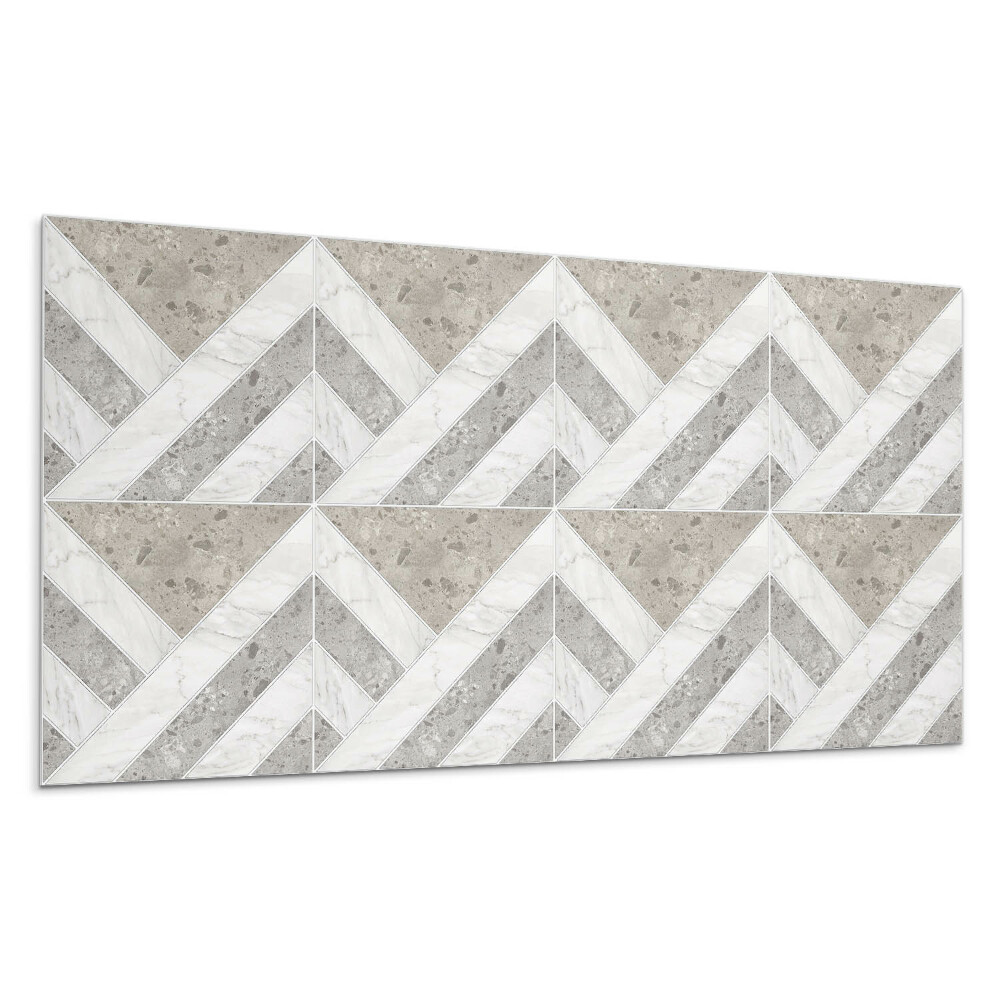 Falpanel Geometrikus minta csempékben