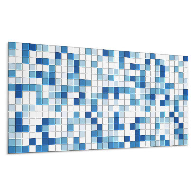 Pvc falpanel Mozaik kék árnyalatokban