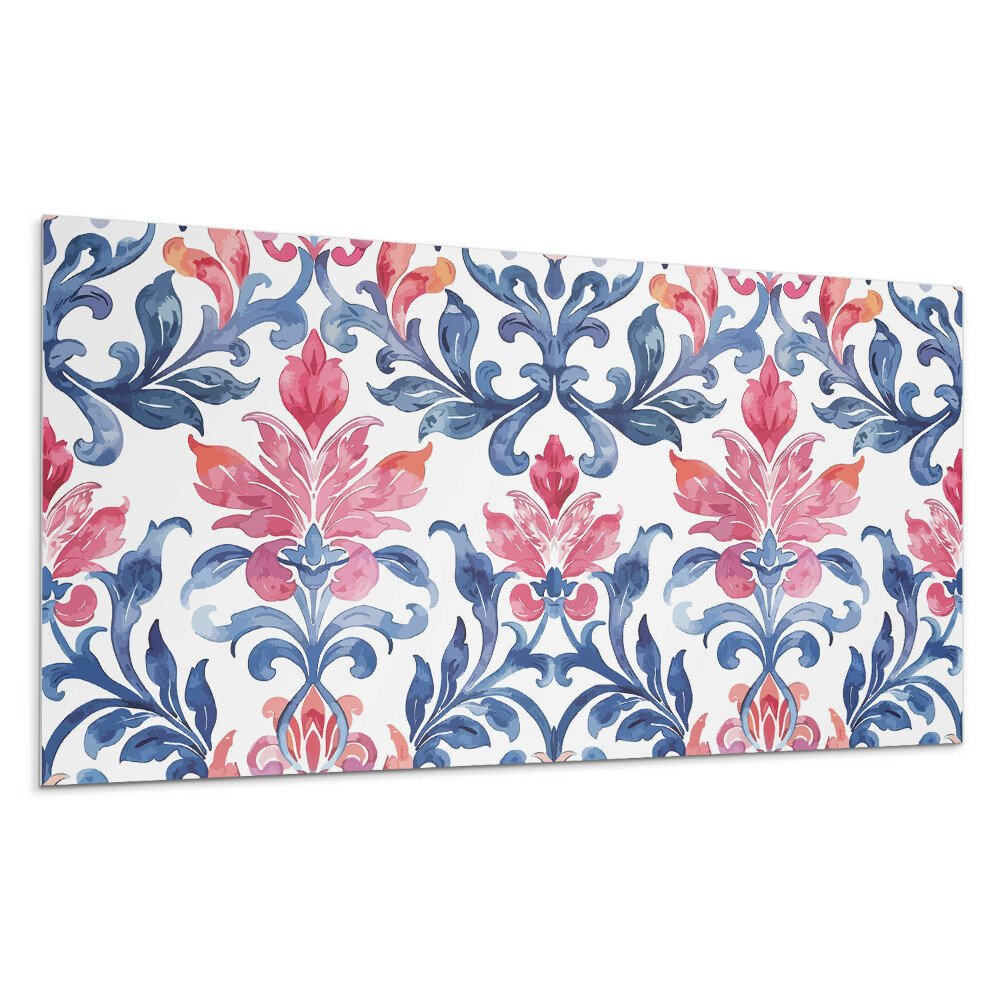 Öntapadó falburkolat Virágminta a háttérben