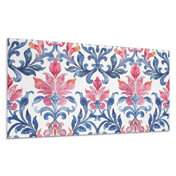 Öntapadó falburkolat Virágminta a háttérben