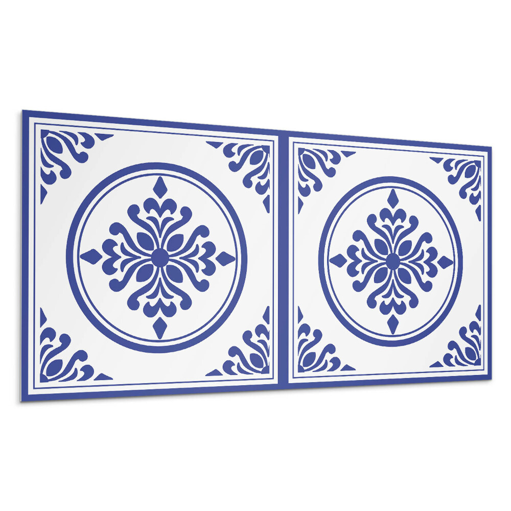 Pvc falpanel Minta körökkel és virágokkal