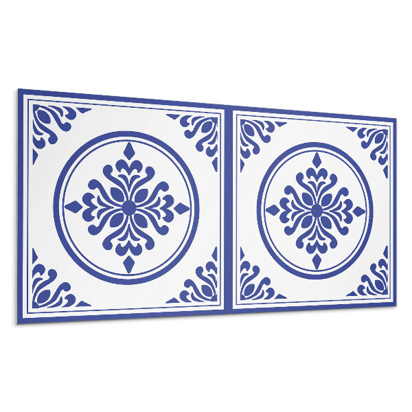 Pvc falpanel Minta körökkel és virágokkal